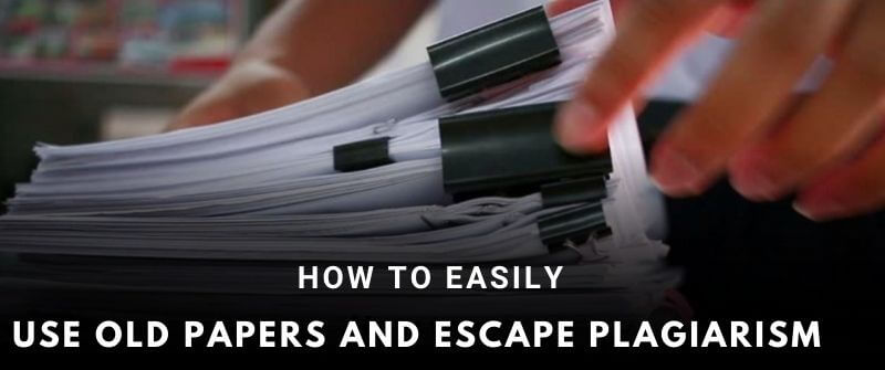 Can you reuse papers in college