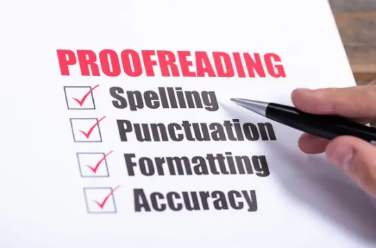 how to proofread