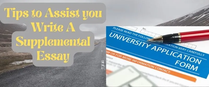Writing A Supplemental Essay